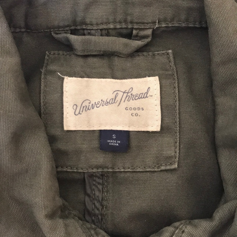 Target Hooded Army Green Utility Jacket - Picture 3 of 3
